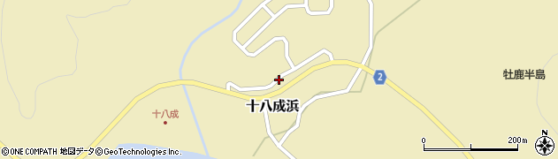 宮城県石巻市十八成浜（金剛田）周辺の地図