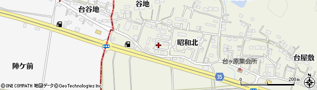 宮城県仙台市宮城野区岩切昭和北2周辺の地図