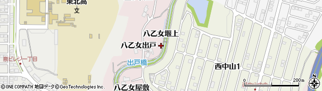 宮城県仙台市泉区実沢八乙女周辺の地図