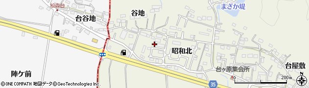 宮城県仙台市宮城野区岩切昭和北5周辺の地図