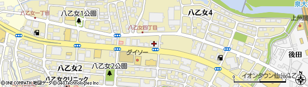宮城県仙台市泉区八乙女周辺の地図