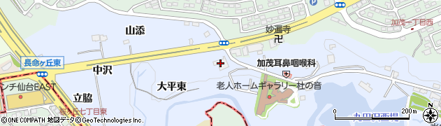 宮城県仙台市泉区上谷刈大平東3周辺の地図