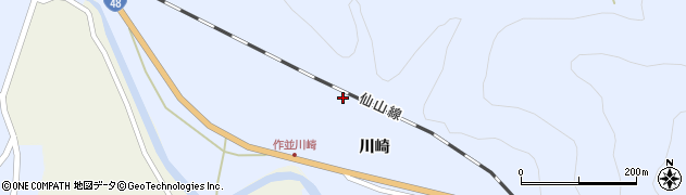 宮城県仙台市青葉区作並（鎌倉山）周辺の地図