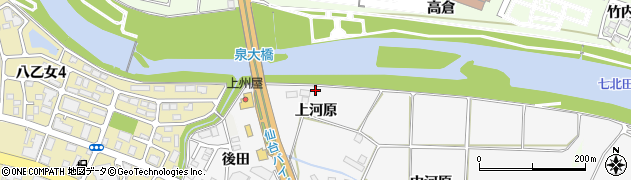 宮城県仙台市泉区松森上河原59周辺の地図