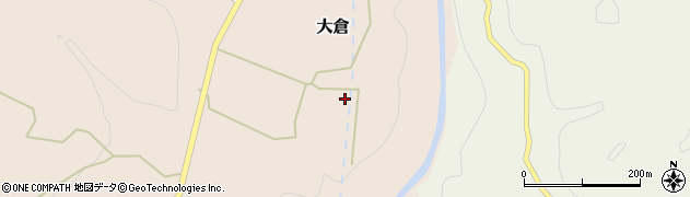 宮城県仙台市青葉区大倉古館周辺の地図