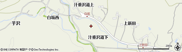 宮城県仙台市青葉区芋沢（汁垂沢道下）周辺の地図