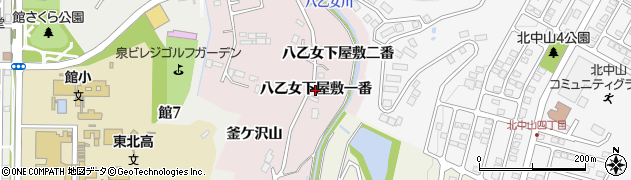 宮城県仙台市泉区実沢（八乙女下屋敷一番）周辺の地図