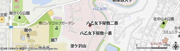宮城県仙台市泉区実沢（居久根山）周辺の地図