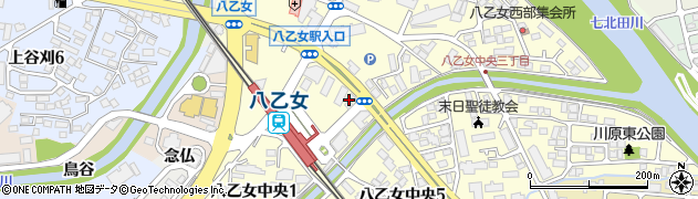 仙台ホルモン・焼肉 ときわ亭 八乙女駅前店周辺の地図