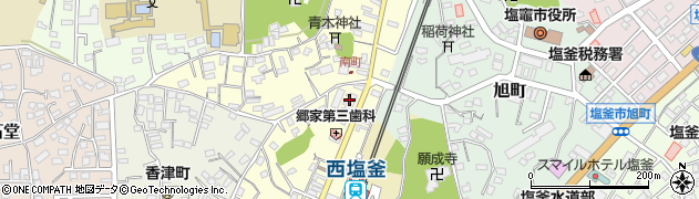 塩釜芍薬堂周辺の地図