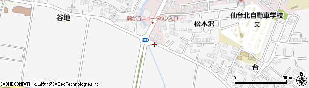 宮城県仙台市泉区松森（東沢）周辺の地図