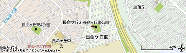 宮城県仙台市泉区長命ケ丘東周辺の地図