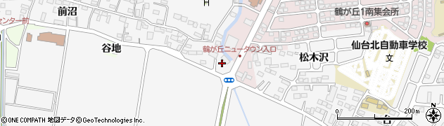 宮城県仙台市泉区松森鼠堂周辺の地図