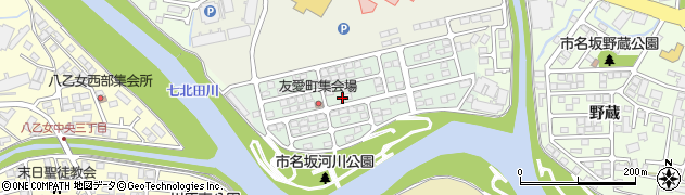 宮城県仙台市泉区友愛町周辺の地図