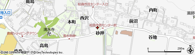 宮城県仙台市泉区市名坂砂押2周辺の地図