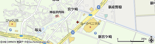 伊藤商店 利府店周辺の地図