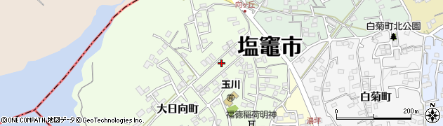 宮城県塩竈市大日向町31周辺の地図