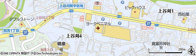 うさちゃんクリーニング　ヨークベニマル仙台上谷刈店周辺の地図