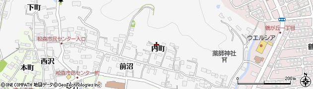 宮城県仙台市泉区松森（内町）周辺の地図
