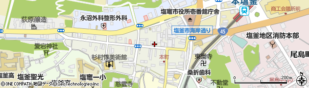 器の郷ひろ埜塩釜店周辺の地図