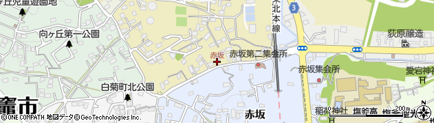 赤坂周辺の地図