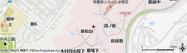 宮城県仙台市泉区実沢新松山周辺の地図