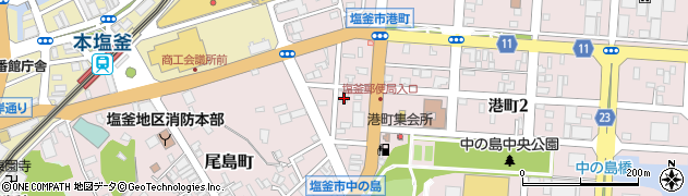 仙台湾燻蒸株式会社周辺の地図