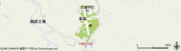 宮城県仙台市青葉区芋沢末坂周辺の地図
