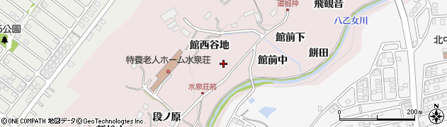 宮城県仙台市泉区実沢（館前上）周辺の地図