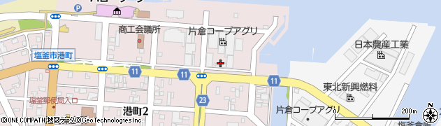 片倉コープアグリ株式会社　東北支店・宮城事業所周辺の地図