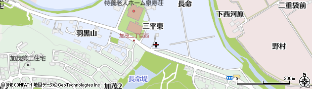 宮城県仙台市泉区上谷刈三平東39周辺の地図