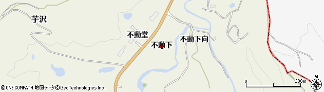 宮城県仙台市青葉区芋沢不動下周辺の地図