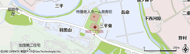 宮城県仙台市泉区上谷刈長命8周辺の地図