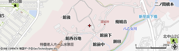 宮城県仙台市泉区実沢館屋敷7周辺の地図