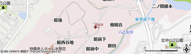 宮城県仙台市泉区実沢館屋敷18周辺の地図