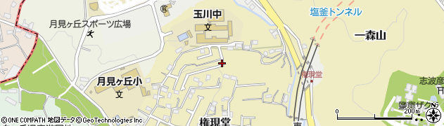 宮城県塩竈市権現堂周辺の地図
