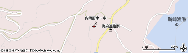 佐渡市立内海府中学校周辺の地図