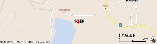 宮城県石巻市小渕浜（向田）周辺の地図