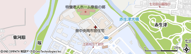 宮城県仙台市泉区泉中央南周辺の地図