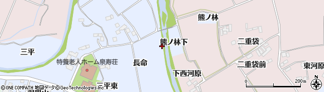 宮城県仙台市泉区上谷刈長命東周辺の地図