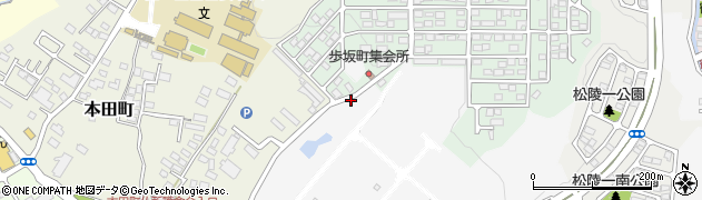 宮城県仙台市泉区松森（歩坂）周辺の地図