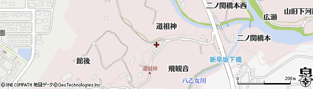 宮城県仙台市泉区実沢道祖神周辺の地図