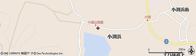 宮城県石巻市小渕浜（薬師山前）周辺の地図