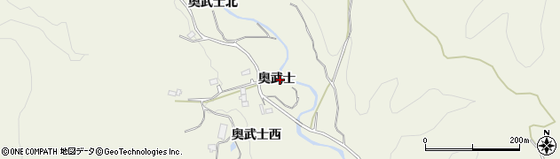 宮城県仙台市青葉区芋沢奥武士周辺の地図