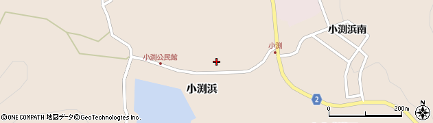宮城県石巻市小渕浜（大宝）周辺の地図
