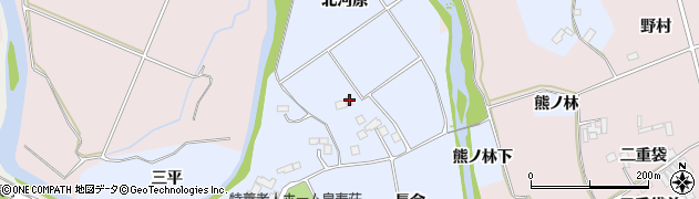 宮城県仙台市泉区上谷刈北河原56周辺の地図