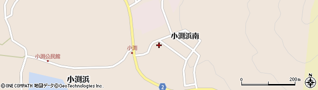 宮城県石巻市小渕浜仁喜山周辺の地図