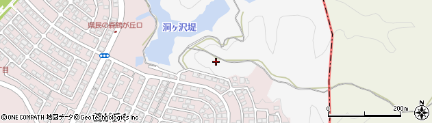 宮城県仙台市泉区松森（戌亥沢）周辺の地図