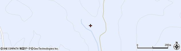 宮城県仙台市青葉区作並沼山周辺の地図