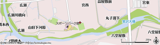宮城県仙台市泉区実沢（林泉寺前上）周辺の地図